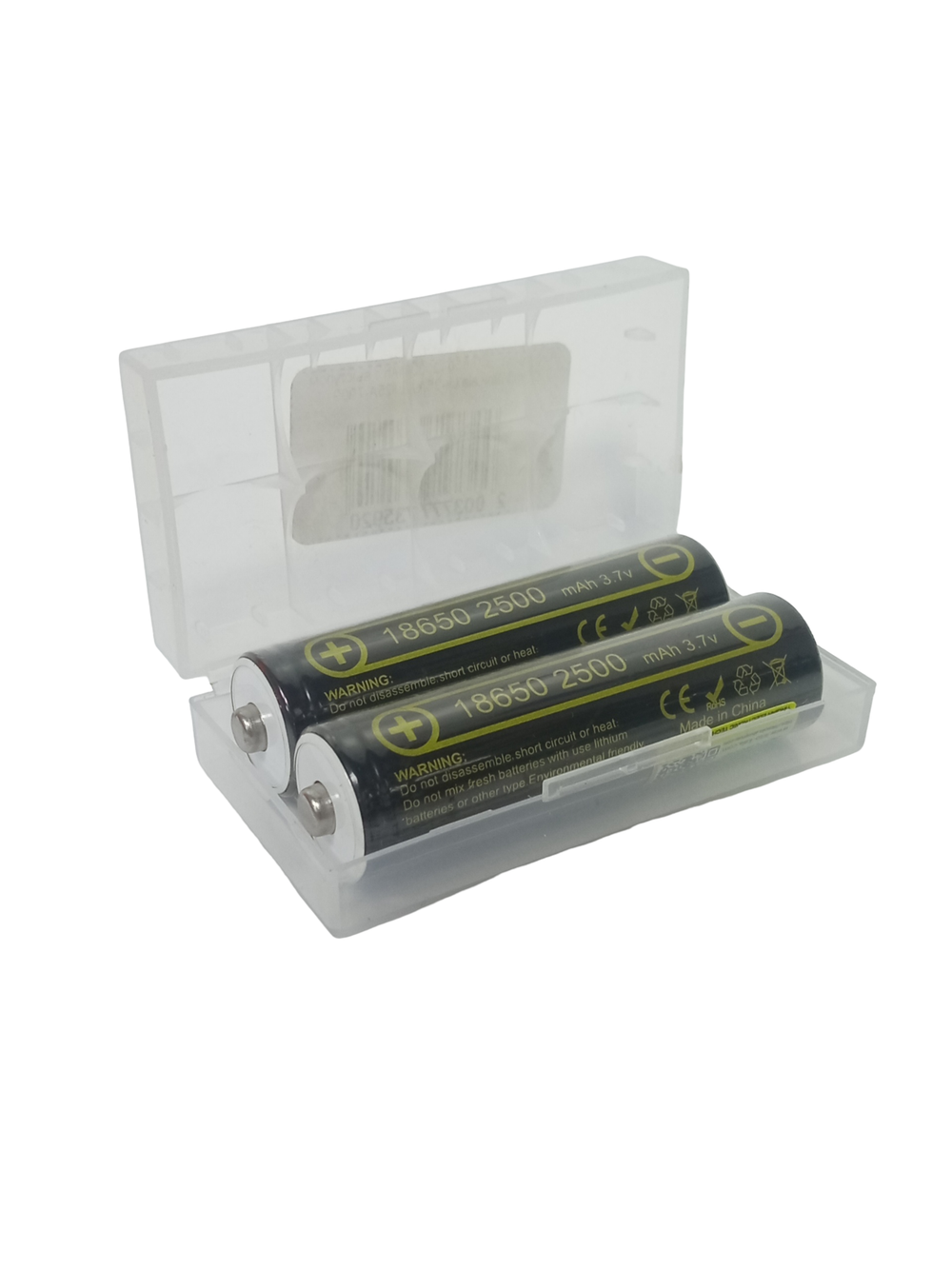 Аккумулятор 18650 -2500mAh с выступом (2шт/уп) LiitoKala Lii-25A