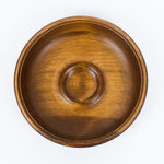 Деревянная тарелка-блюдо из сибирского кедра, 22 см. Art of Siberia. T19
