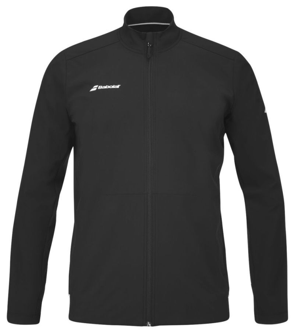 Кофта для мальчика теннисная Babolat Play Jacket Junior - черный