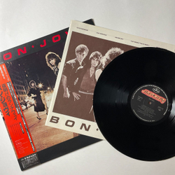 Винтажная виниловая пластинка LP Bon Jovi Runaway (Japan 1984) (Obi) Get Ready