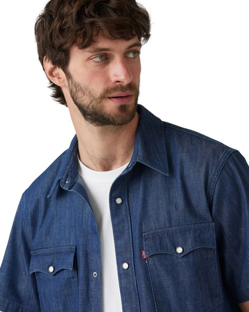Рубашка джинсовая Levis SS RELAXED FIT WESTERN