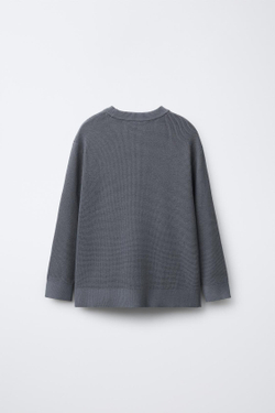 ZARA ТРИКОТАЖНЫЙ ДЖЕМПЕР, ЦЕМЕНТНЫЙ