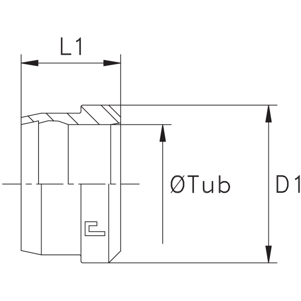 Кольцо R DL/DS06 (нерж.)