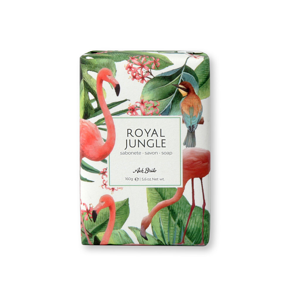 ROYAL JUNGLE. Мыло, обогащенное зеленой глиной (160 г)