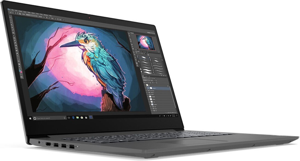 Ноутбук 17.3; FHD Lenovo V17-IIL grey Core i5 1035G1/4Gb/256Gb SSD/noDVD/VGA int/DOS (82GX0084RU)