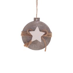 GAEM Украшение новогоднее "Шар со звездой", L8 W2 H8,5 см, 2в.