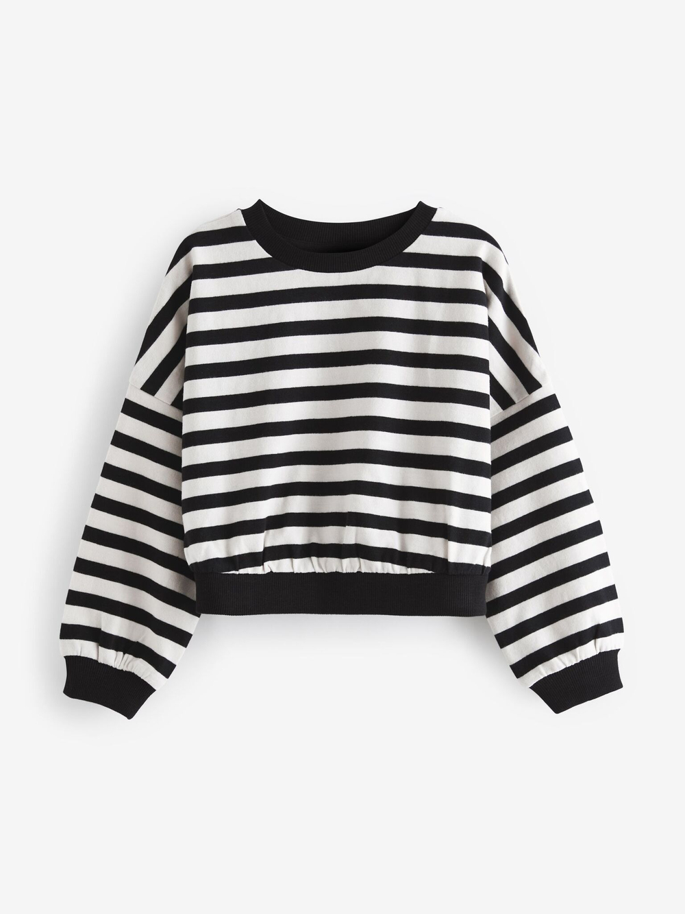 Лонгслив для девочки Next K86-197, 3 шт., Белый, Черный