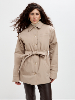 Бежевая куртка Hedman