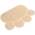 Коврик для животных «ДОНКОТТИКО», лапушка, цвет бежевый, 30*40см (лейбл)