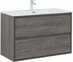 Тумба с раковиной Aquanet Милан 336375/330426 100 дуб рошелье