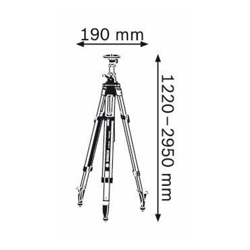 ШТАТИВ С КРИВОШИПОМ BOSCH ВТ300 HD 0601091400