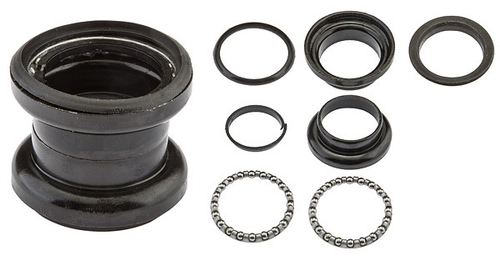 Детали рулевой колонки 1-1/8" безрезьбовая FP-H801S FEIMIN стальная чёрная