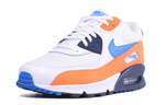Nike Air Max 90 White Photo Blue Total Orange