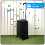 Маленький чемодан Mironpan Model B, Черный, S