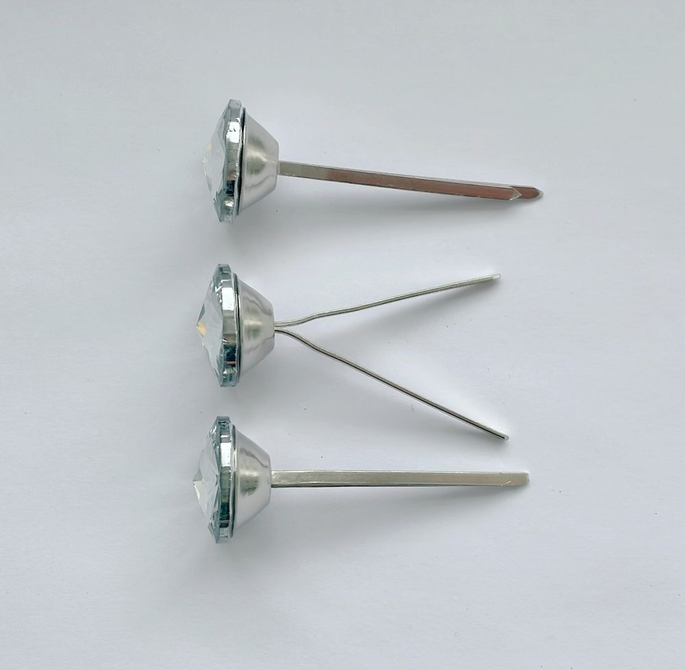 Стразы 22 мм на двойной ножке