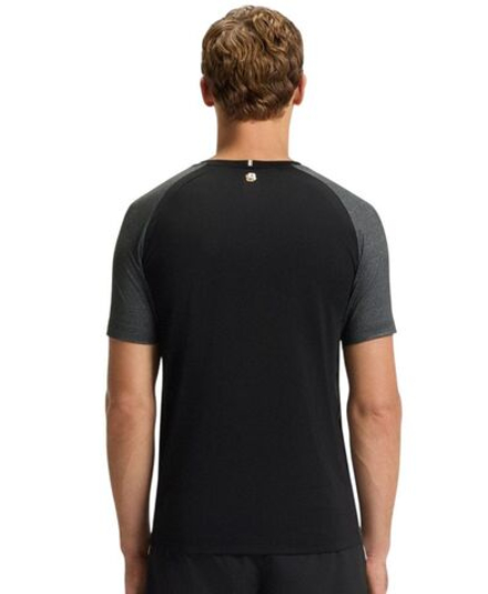 Мужская теннисная футболка BOSS MatchМяч TOC Slim-Fit - black