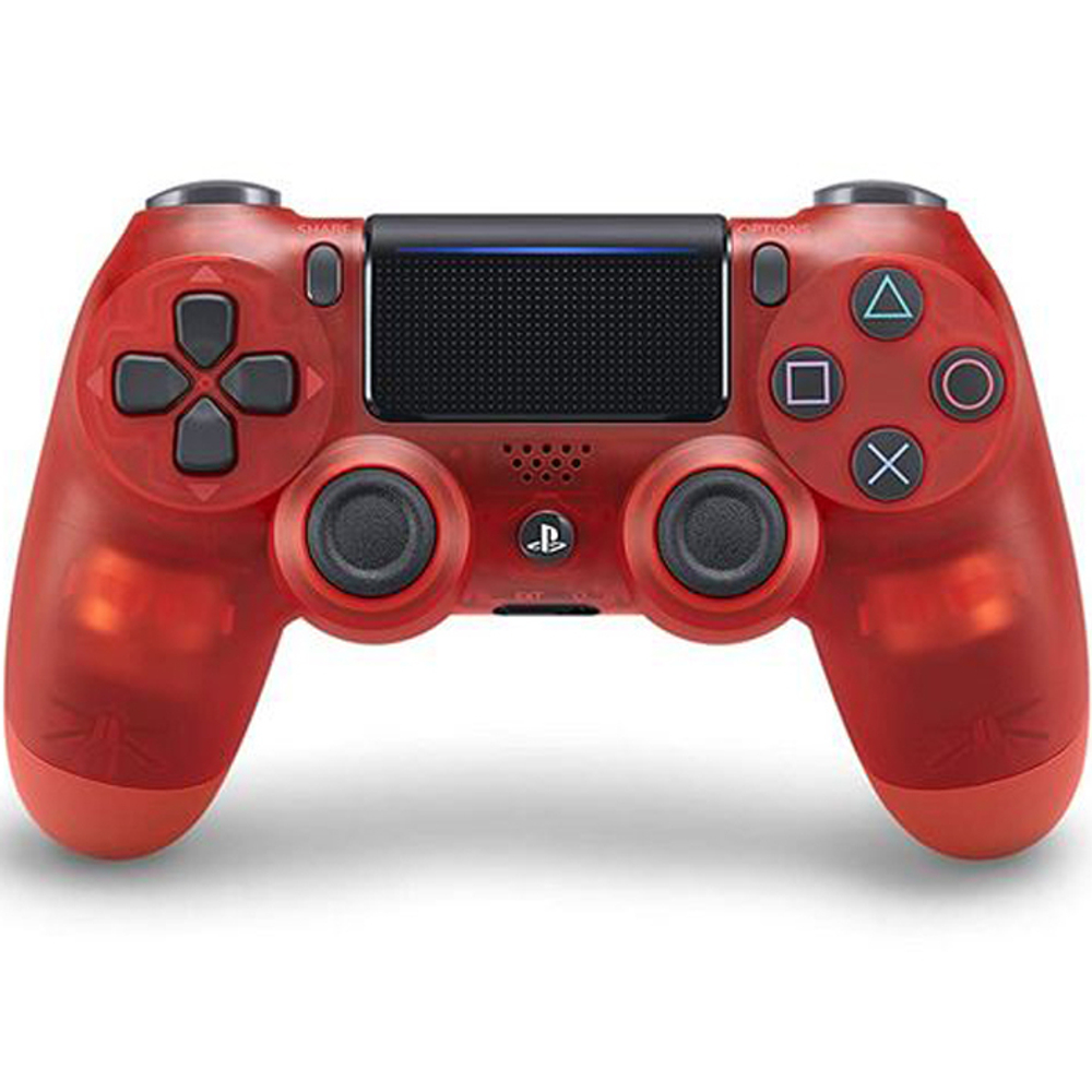 Беспроводной геймпад DualShock 4 для PS4 (Crystal Red, 2ое поколение, China)