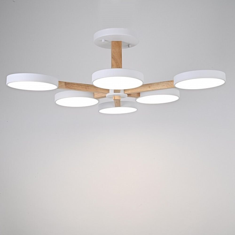 Люстра на штанге Imperiumloft TURNA White TURNA-B01