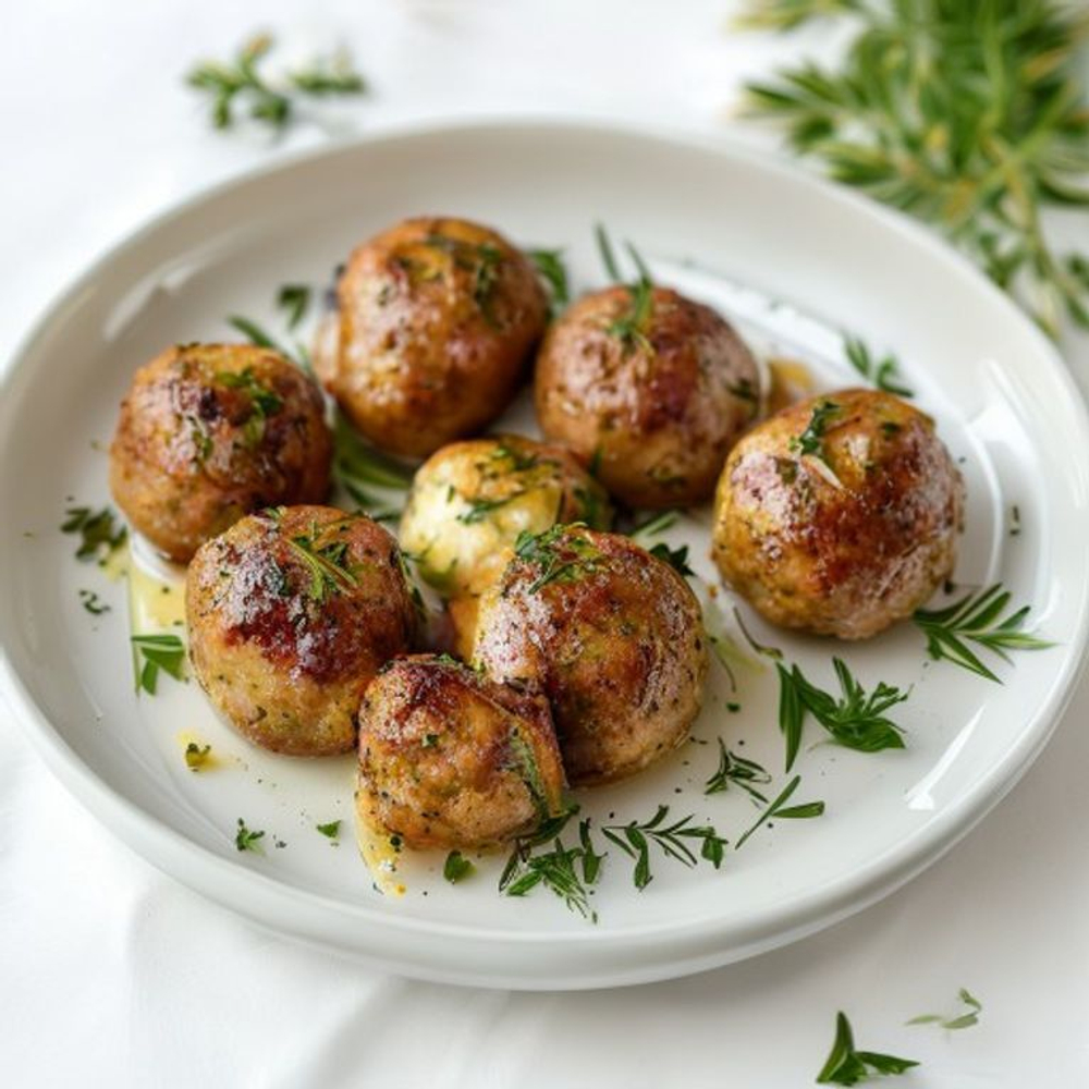 Колобки ИНДИ с маслом и зеленью