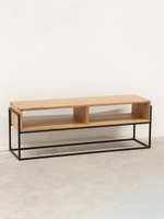 Тумба под телевизор 120 напольная из дикого дуба