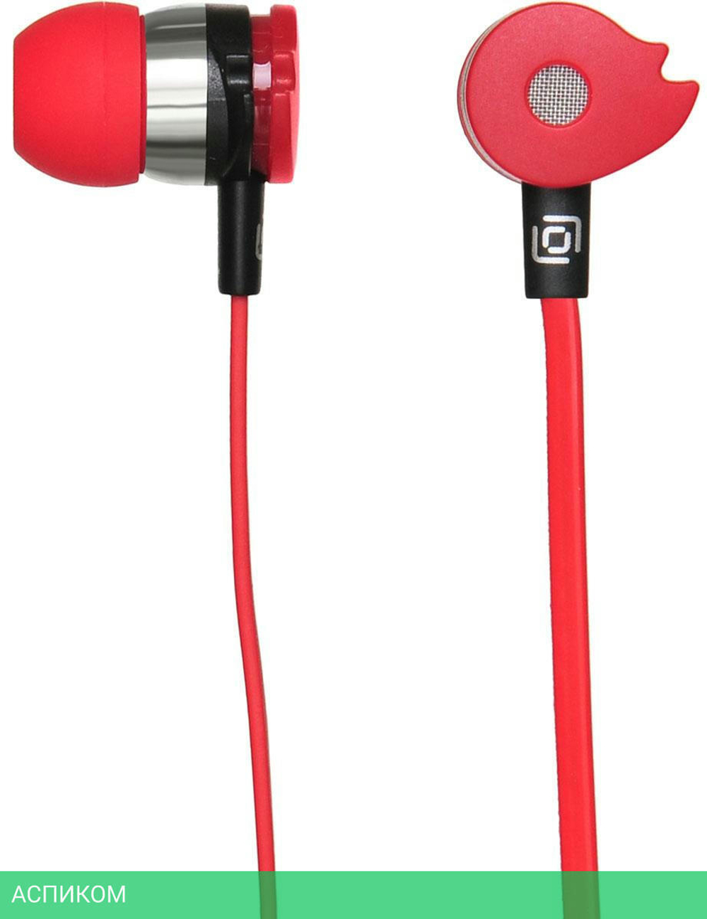 Гарнитура Oklick HS-S-210 красный (374400)