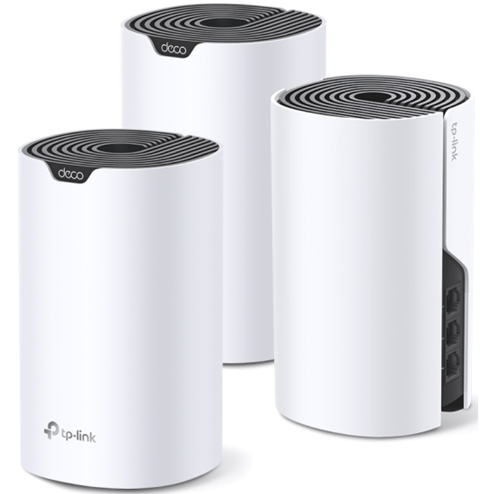 Беспроводной маршрутизатор TP-Link Mesh Deco S7 802.11ac, 1900(300+1300) Мбит/с, 2.4ГГц и 5ГГц, 3xGbLAN (3-pack)