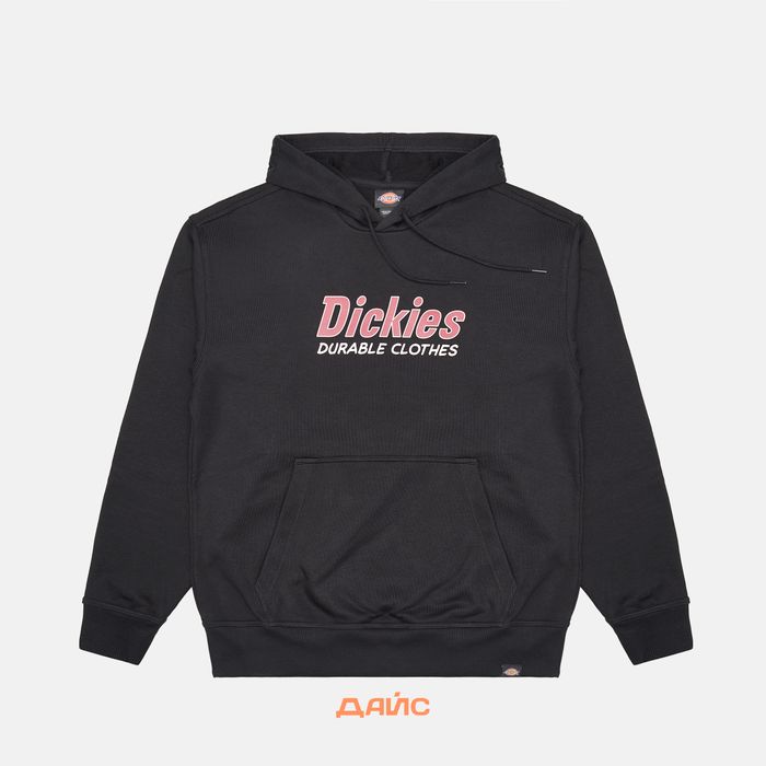 Толстовка мужская Dickies Williston Hoodie Black артикул:DK0A87NOBLK1 - купить в магазине Дайс