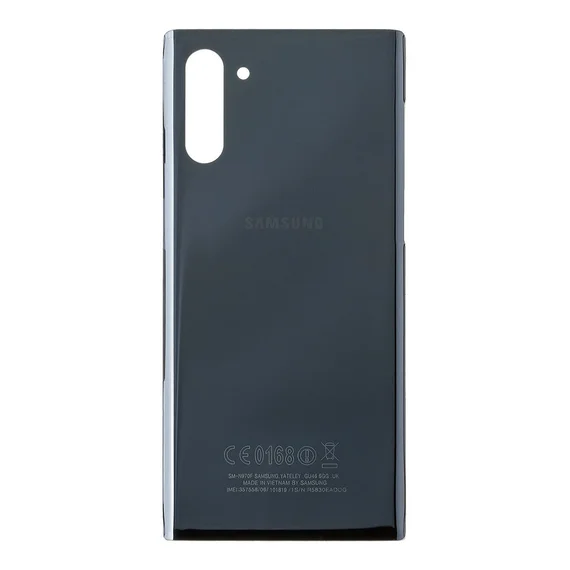 Задняя крышка для Samsung Note 10 черная (Black)