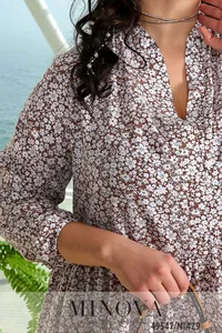 Платье 429-коричневый Minova