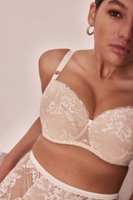 Бюстгальтер Sublime с чашками на тонком поролоне (Размер: 95C) (Цвет: телесный)