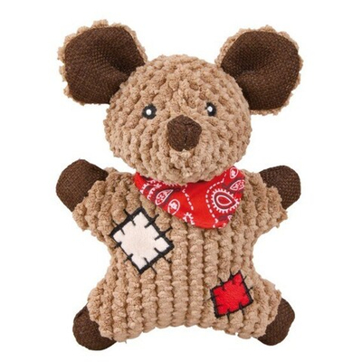 Игрушка "Мышь с заплатками", 19 см, текстиль, Trixie