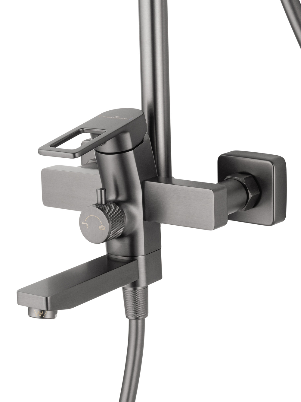 Душевая система WONZON & WOGHAND FRAME, Темный графит (WW-88739010-BGM)