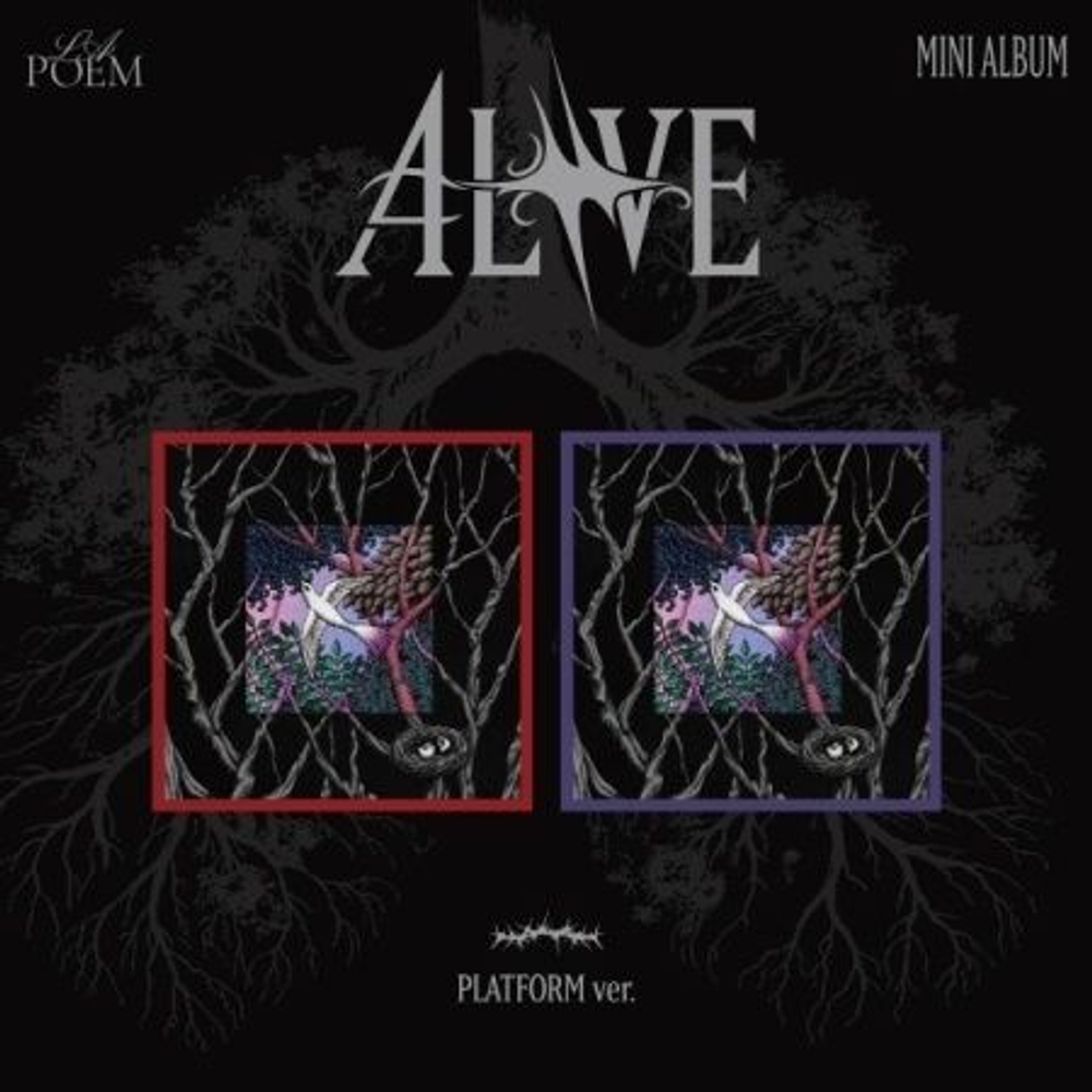 Альбом LA POEM - ALIVE 3rd Mini Album PLATFORM 2 Version SET
