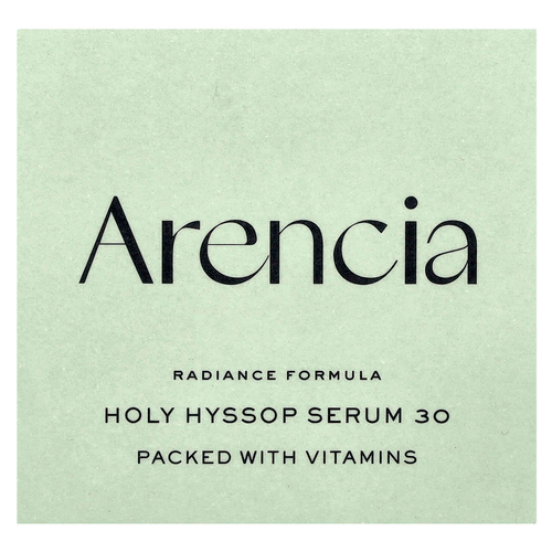 Arencia, Сыворотка со священным иссопом 30, для всех типов кожи, 50 г (1,76 унции)