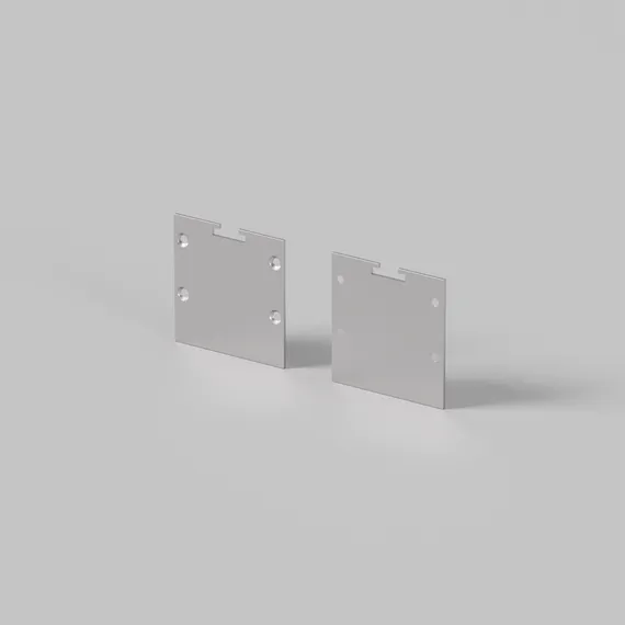 Комплект заглушек (для профиля 72x36) 2 шт., ALM-7236T-S-EC 642083 Led Strip 642083