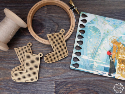 Основа для вышивки "Носочек"