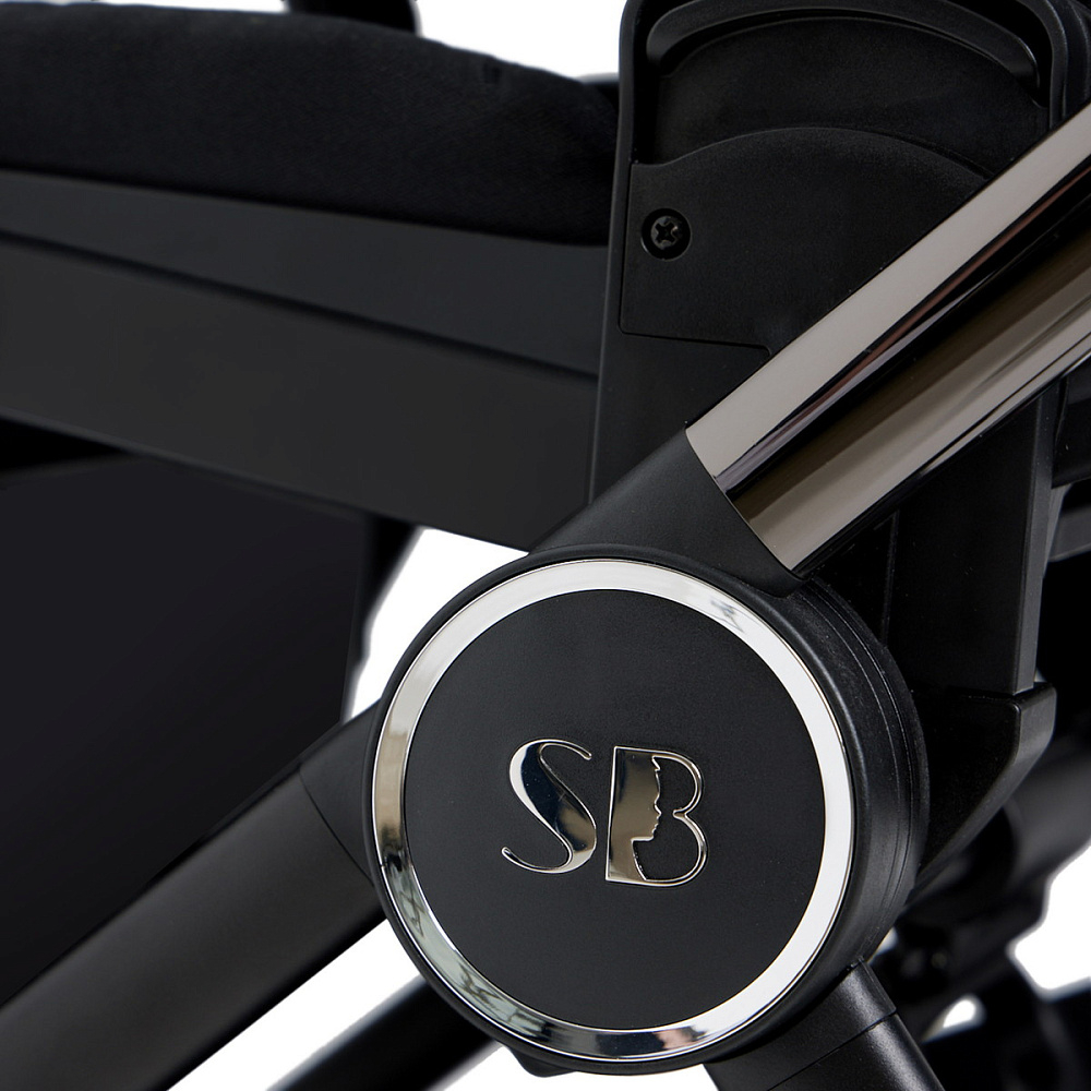 Детская коляска Sweet Baby Elegante 3 в 1 Chrome Black