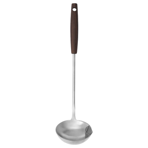 Половник с сепаратором IKEA SLITSTARK (СЛИСТАРК), Нержавеющая сталь, Орех