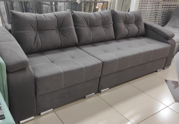 АКЦИЯ!Большой диван 280*100 пошаговая раскладка делается из прямого в угловой с 2 коробами