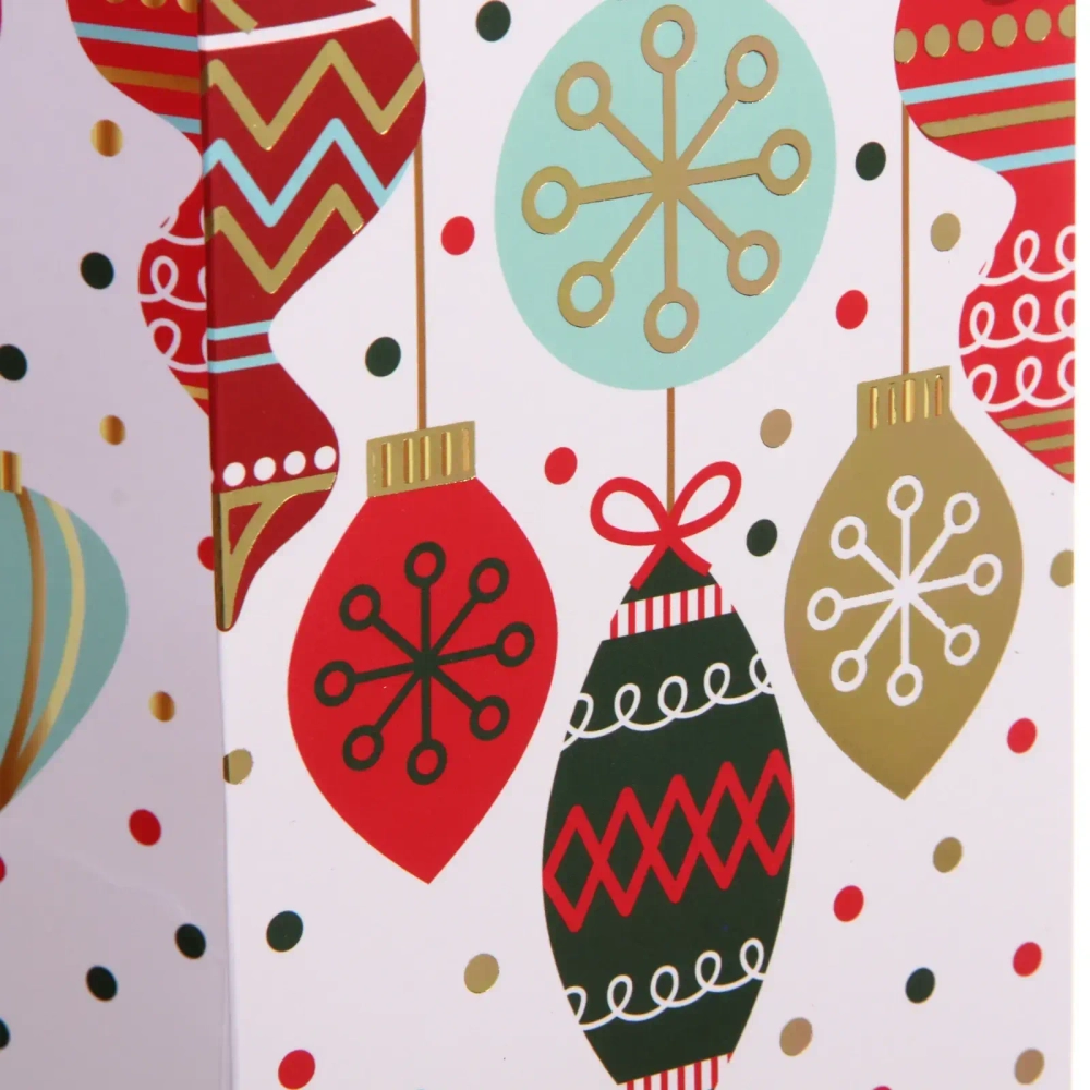 Пакет под бутылку «Зимний вечер» 11*38*11 см, микс