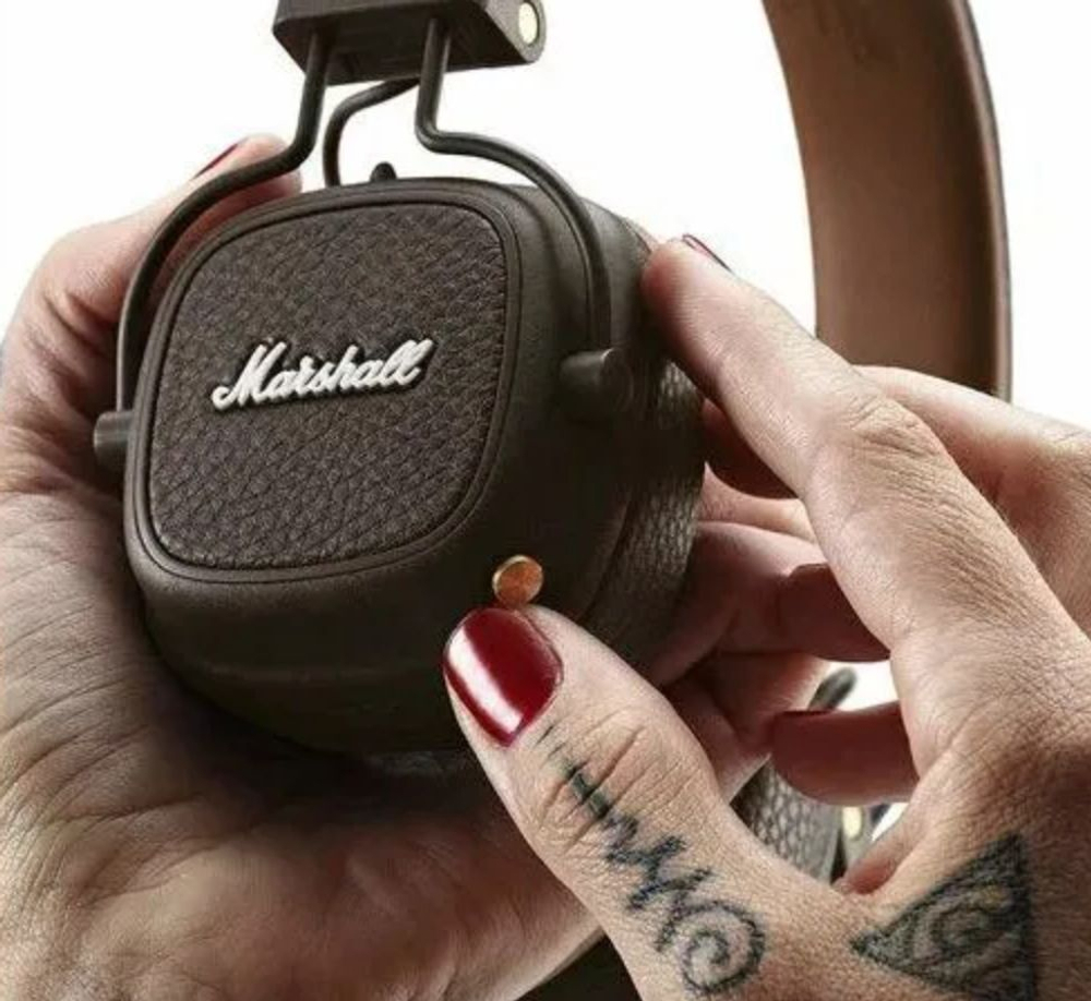 Беспроводные наушники накладные Marshall Major IV Bluetooth Черные