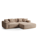 3-х местный нераскладной диван с кушеткой SAGA 008/021