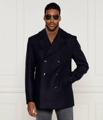 Хлопковое пальто BOSS BLACK - темно-синий(50527932)