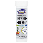 NOW Foods, Sports, Effer-Energy, шипучий пунш, 10 таблеток, 52 г (1,83 унции)