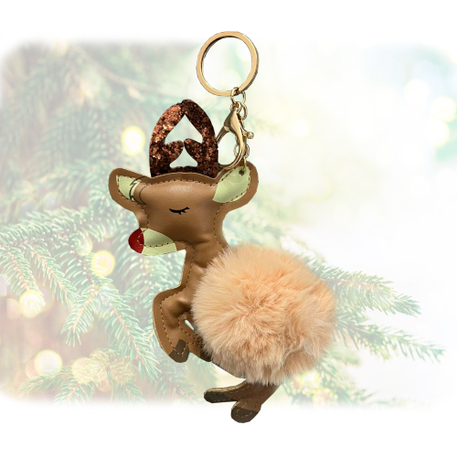 Брелок Mumuso Пушистый Олень