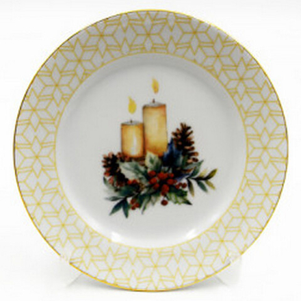 Тарелка мелкая "ПРАЗДНИК (Идиллия)" 17,5 см, Беларусь.