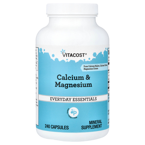 Vitacost, Calcium & Magnesium, 240 Capsules