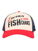 Бейсболка Zetrix Fish the chance PVC-2402 #Orange/Black