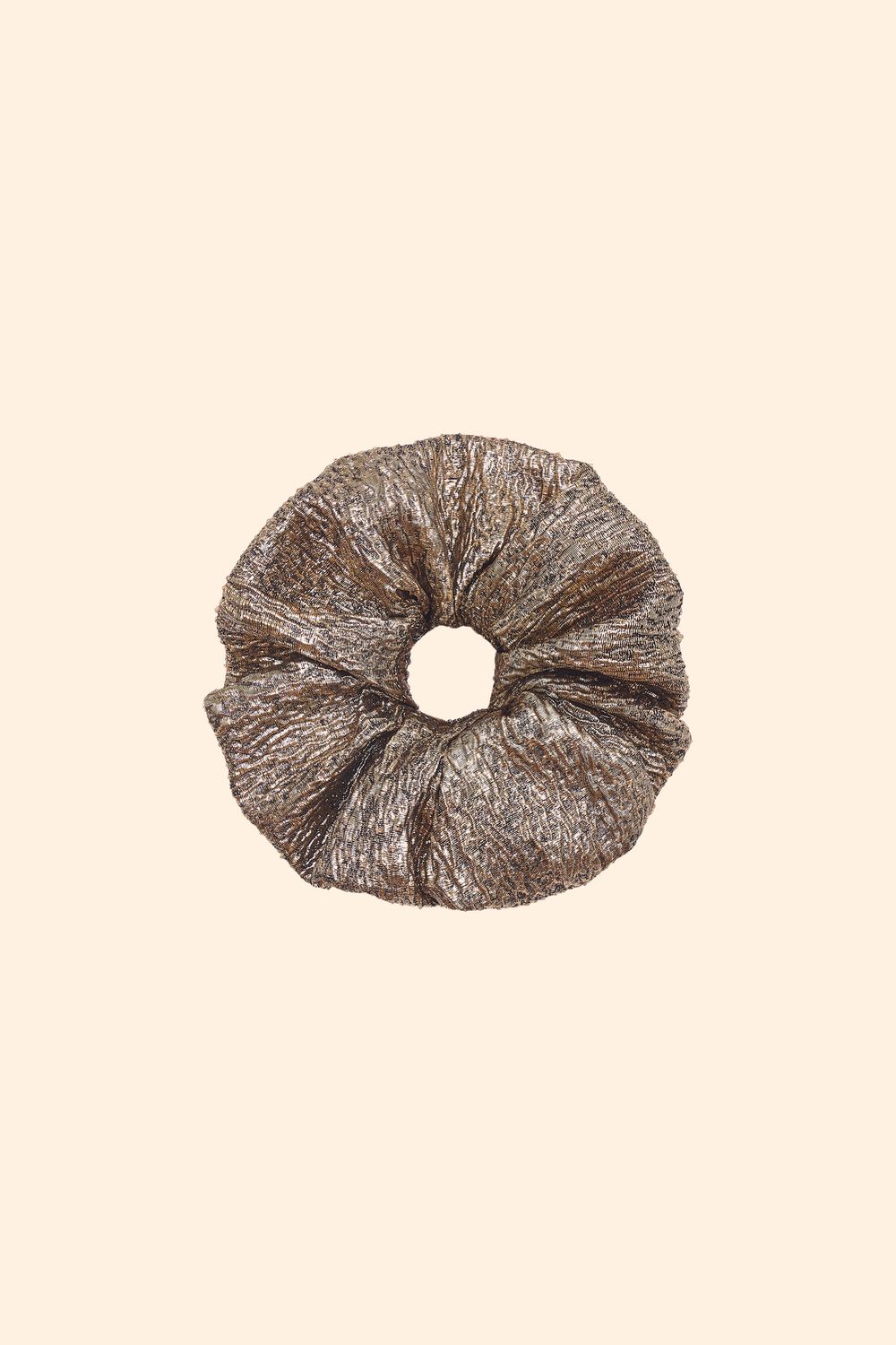 Резинка объемная (CHOUXY SCRUNCHIE), золотая