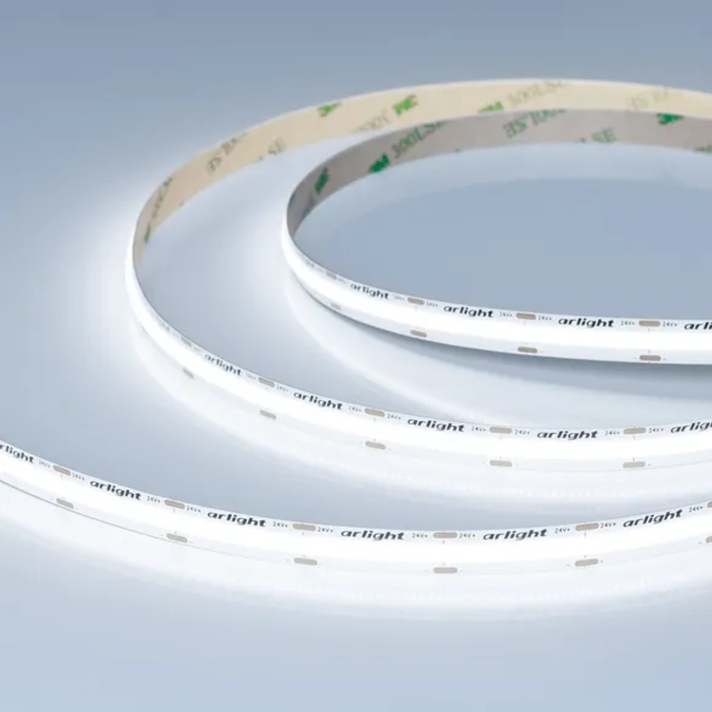 Светодиодная лента COB-X576-10mm 24V White6000 (15 W/m, IP20, 5m) (Arlight, высок.эфф.150 лм/Вт) 059118